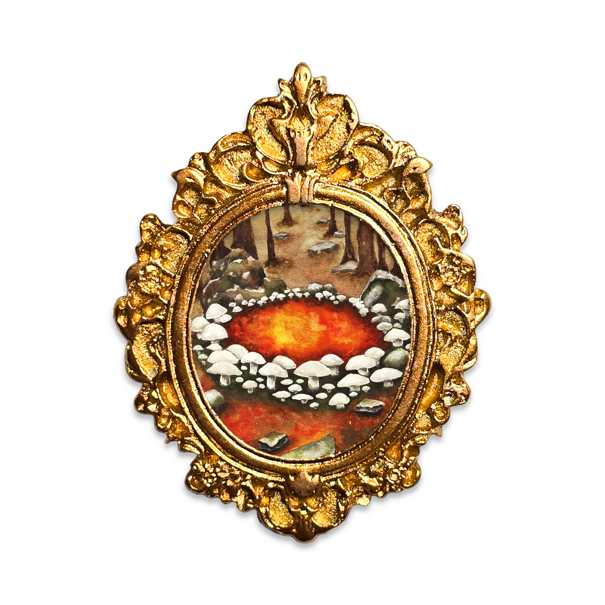 Petite Fairy Ring Art Print Frame