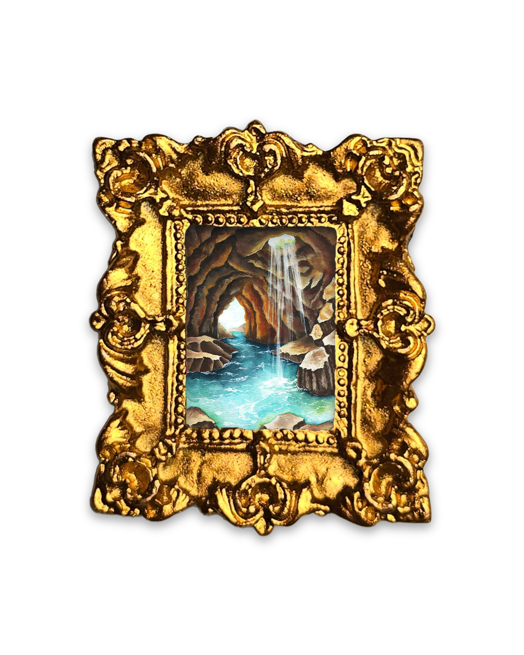 Petite Cave Art Print Frame