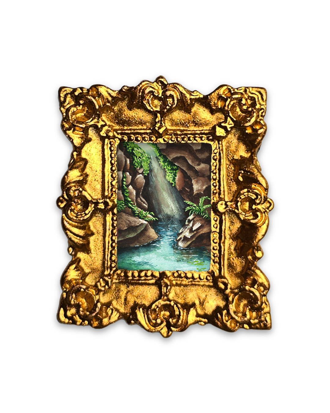Petite Water Cave Art Print Frame