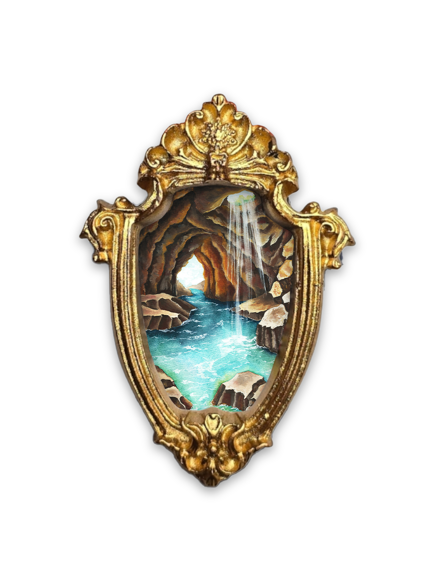 Petite Cave Art Print Frame