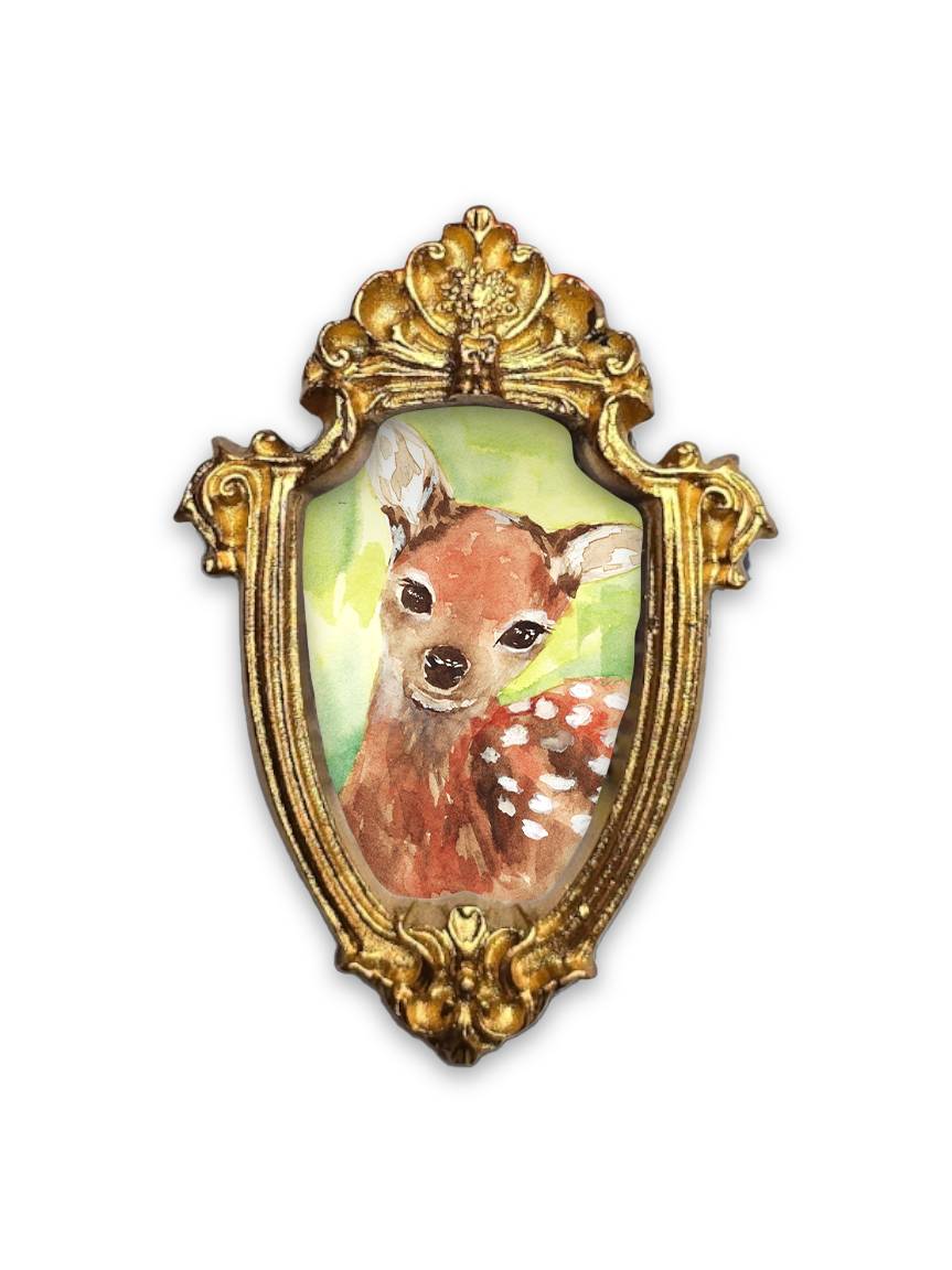 Petite Deer Art Print Frame