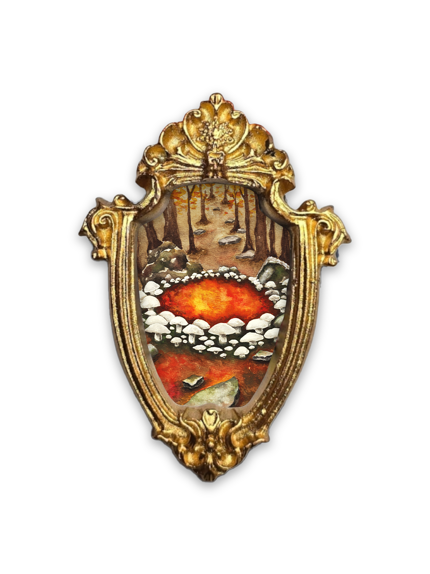Petite Fairy Ring Art Print Frame