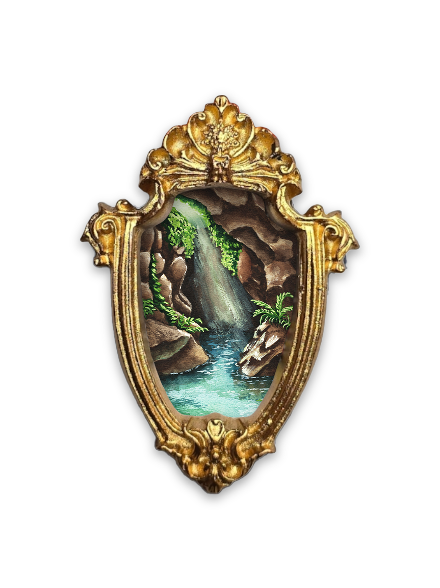 Petite Water Cave Art Print Frame