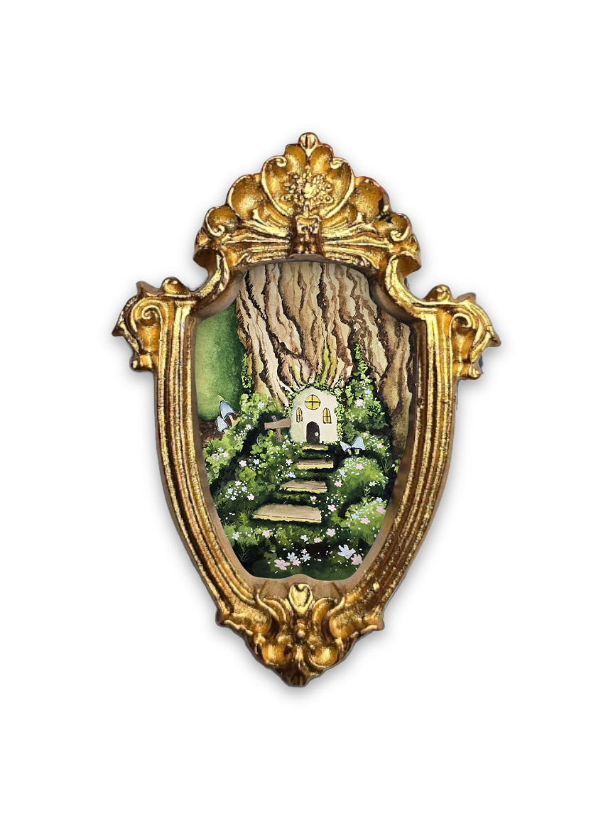 Petite Fairy Hidden Home Fine Art Print Frame
