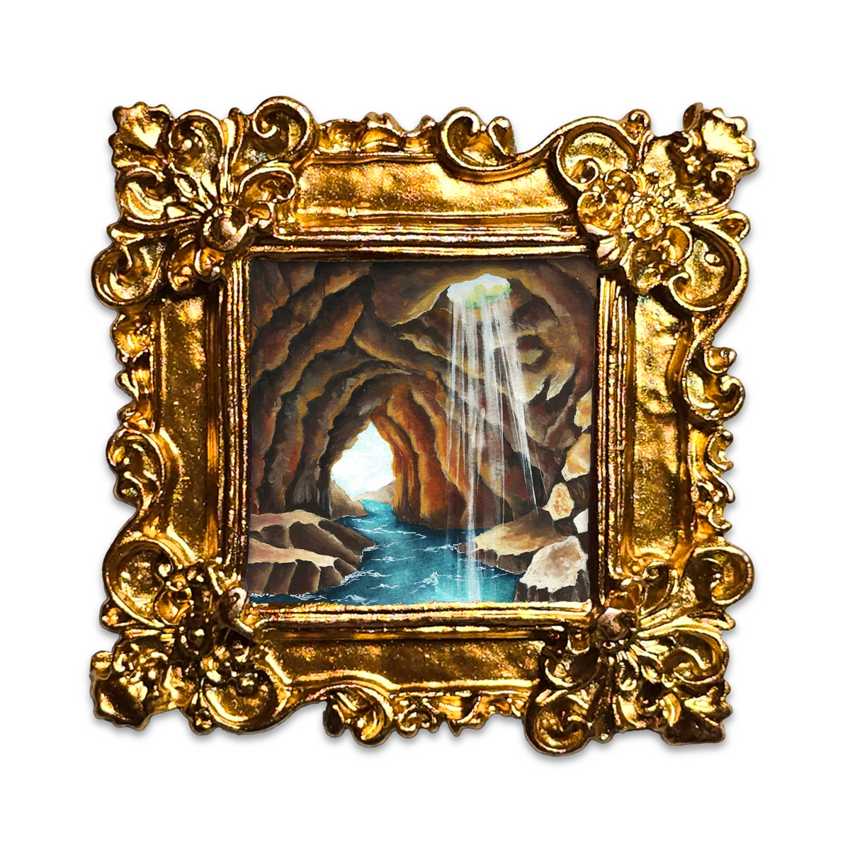 Petite Cave Art Print Frame