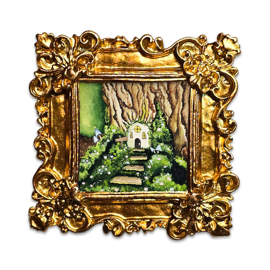 Petite Fairy Hidden Home Fine Art Print Frame