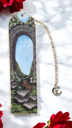 "First Page to a New World" Miniature Art Bookmark