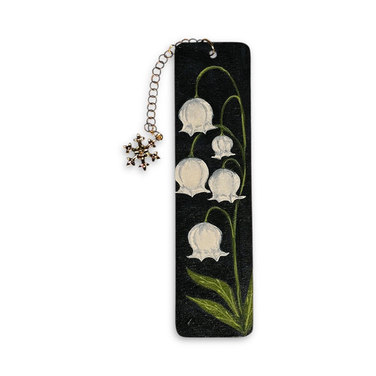 "Moonlight Bell" Miniature Art Bookmark