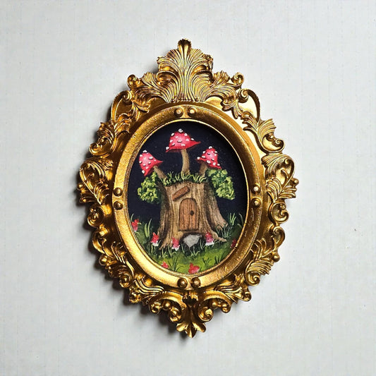 Palm Size Framed Built for a Fairy (Wall Ready)