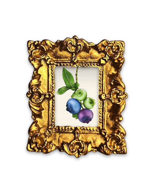Petite The life of a blueberry Fine Art Print Frame