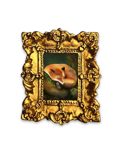 Petite Sleeping Fox Fine Art Print Frame