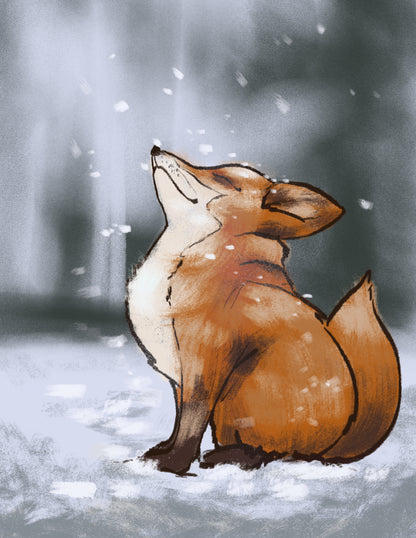 Snowy Wonderland Art Print