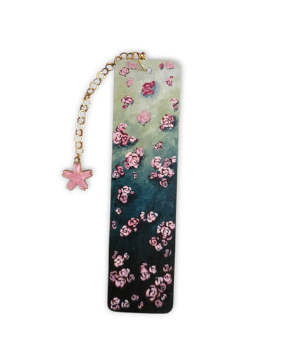 "Rose Garden" Miniature Art Bookmark