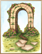"Fairy’s Forgotten Arch" Original Art Work