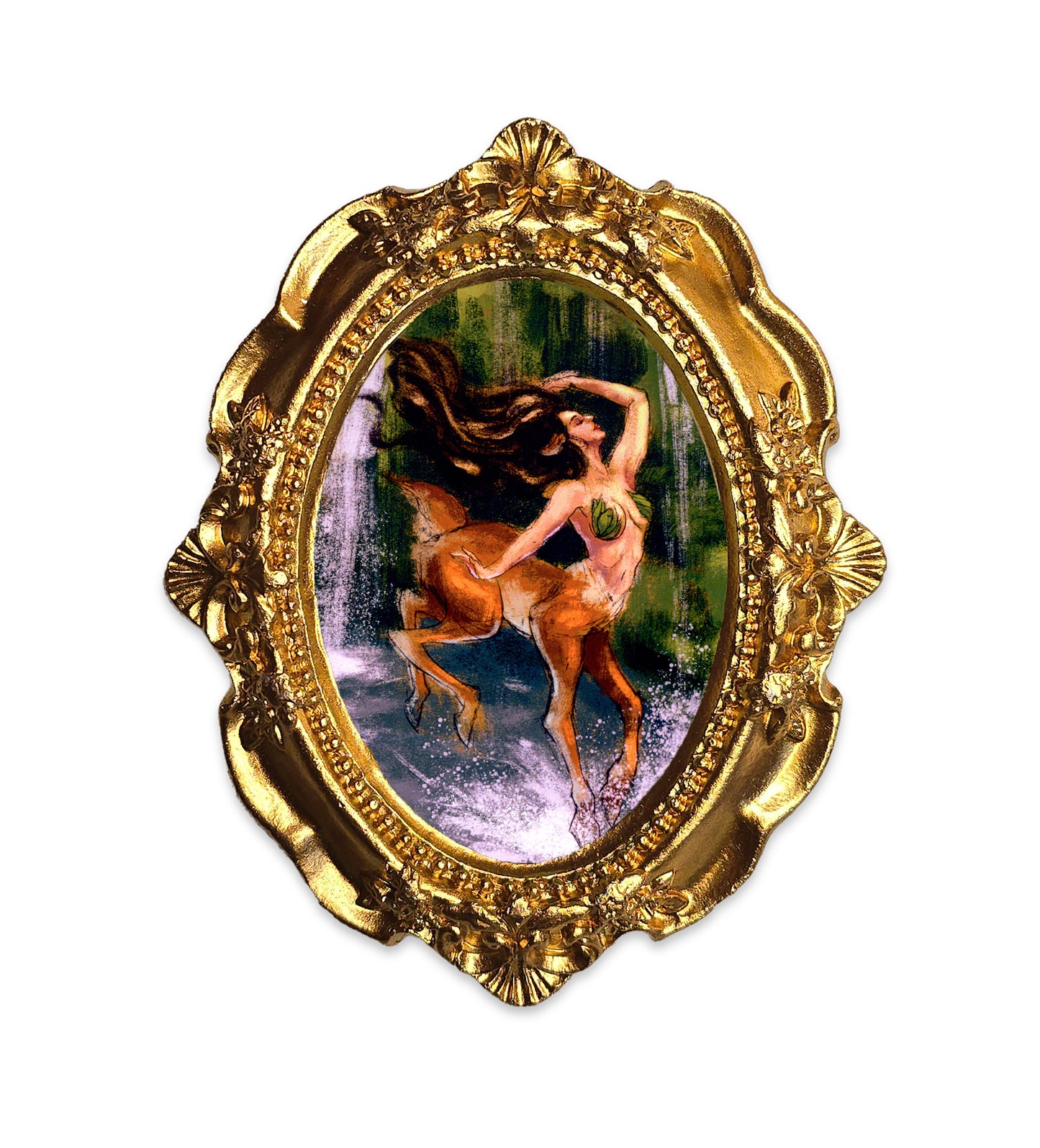 Palm Size The Centaur's Dance Study (Wall Ready)