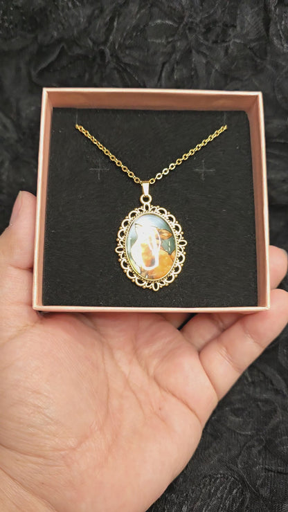 I dream of snow pendant necklace