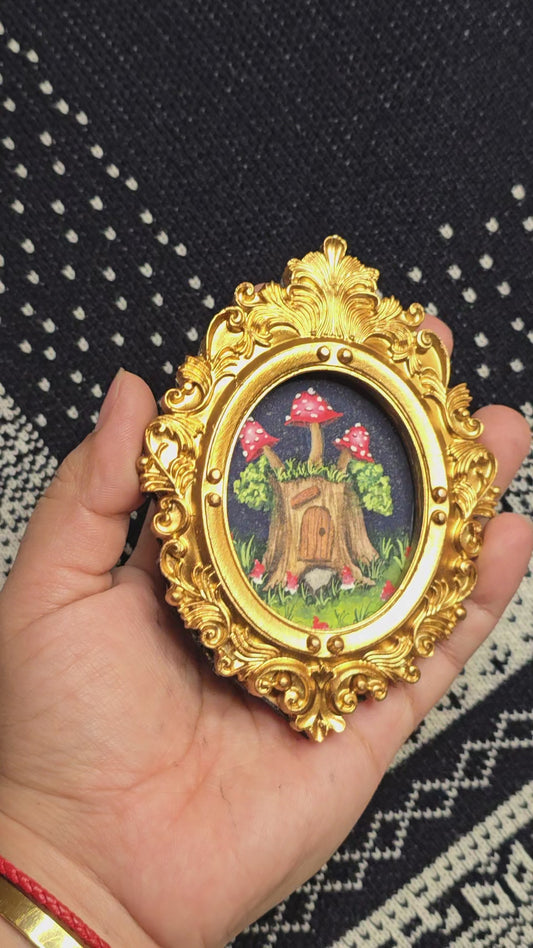 Palm Size Framed Built for a Fairy (Wall Ready)