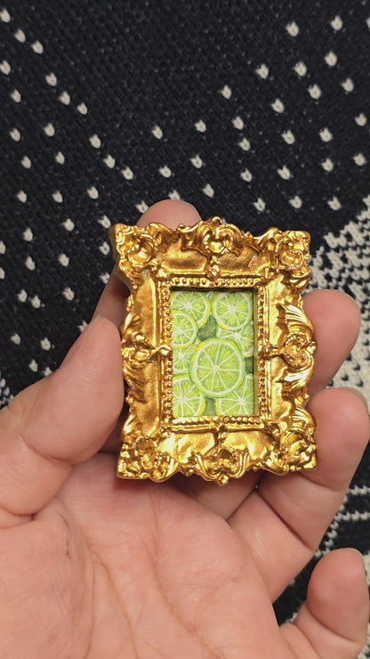 Petite Lime Slices Frame