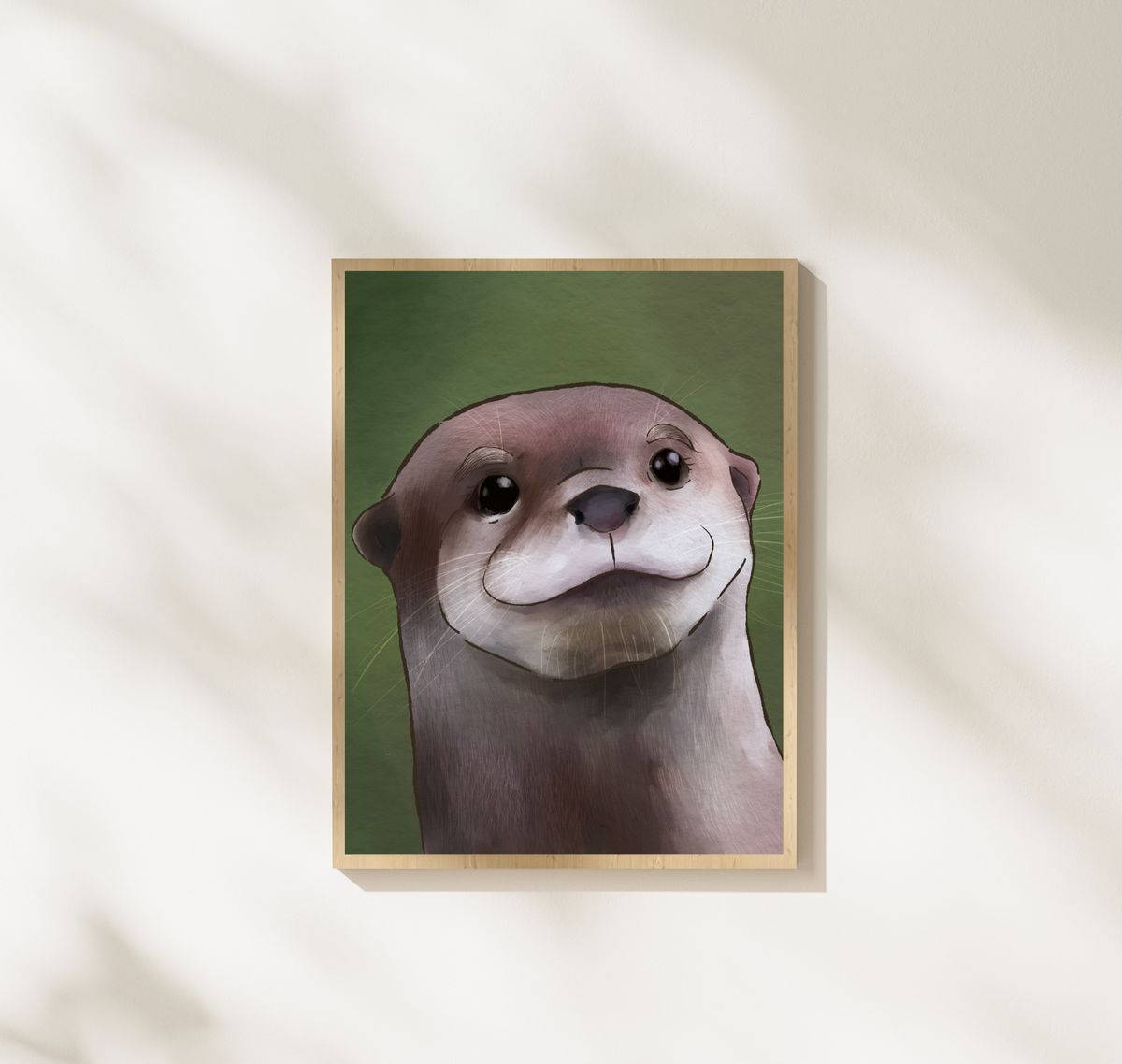 Otter be a better day Art Print